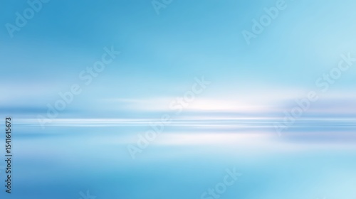 Serene Blue Abstract Background