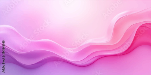 An elegant, soft pink and purple abstract background with flowing wave patterns and a silken texture