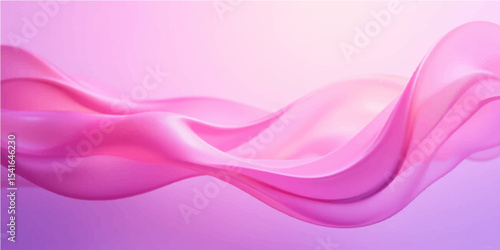 Soft pink and purple smoke waves create an elegant, flowing abstract texture on a white background