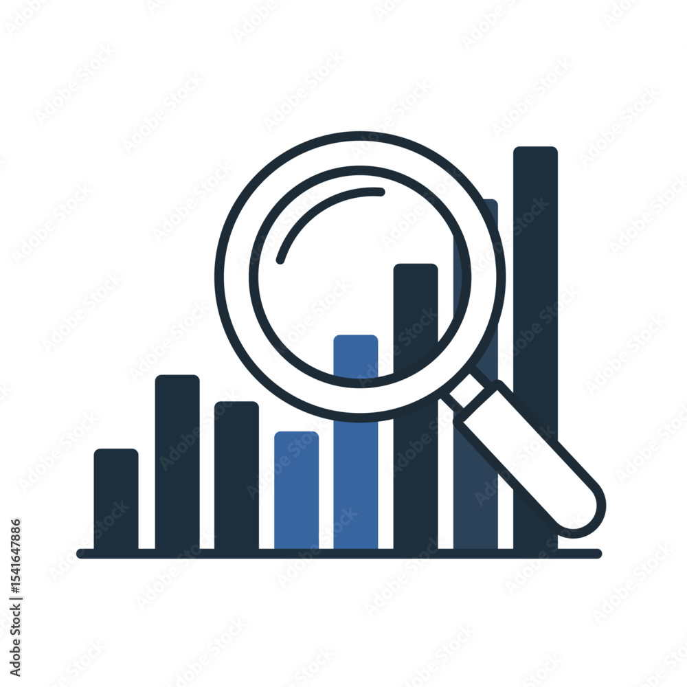Business chart icon, business chart icon illustration Business chart icon, business chart icon illustration