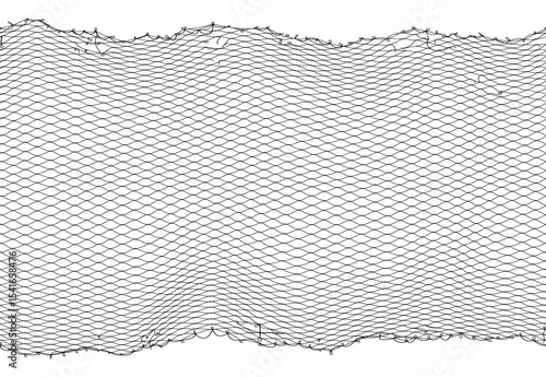 black fisherman rope net seamless texture