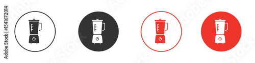 Blender icon Logos. Flat Vector Icon Design Template