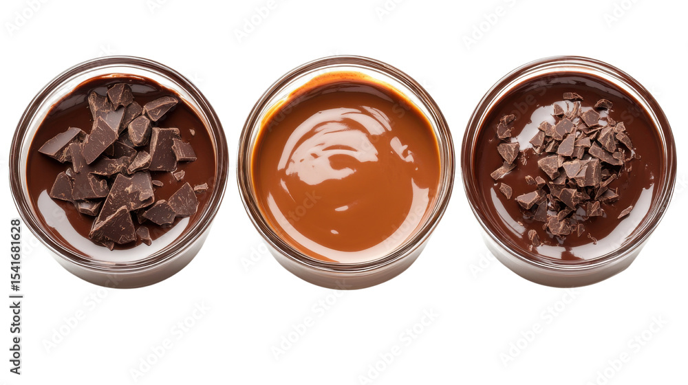 Set of Liquid Chocolate Drips and Swirls Isolated on White Background
Set of Liquid Chocolate Drips and Swirls Isolated on White Background