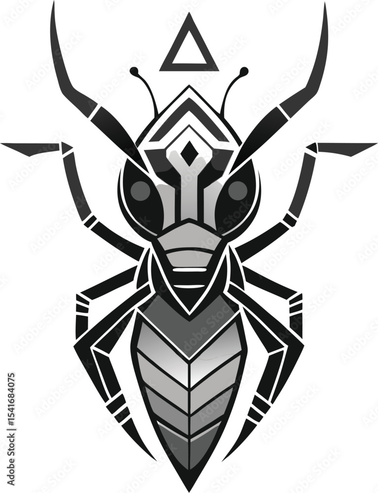 Fototapeta premium shield bug vector illustration