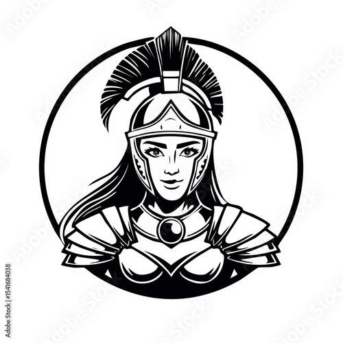 Gladiator Vector Image. Gladiator Ready Image Illustrations on white background.