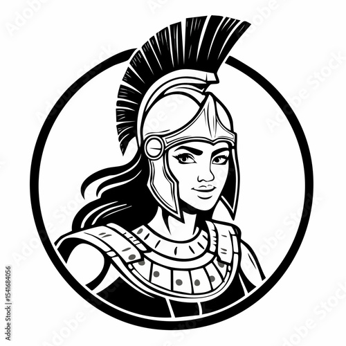 Gladiator Vector Image. Gladiator Ready Image Illustrations on white background.