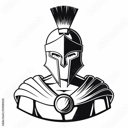 Spartan Gladiator Image. Gladiator Ready Stock Illustrations on white background.
