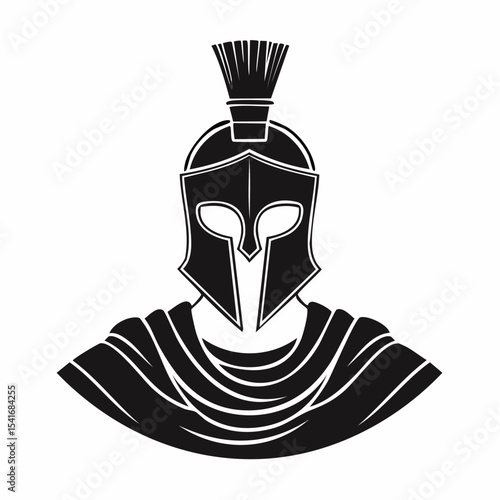 Spartan Gladiator Image. Gladiator Ready Stock Illustrations on white background.