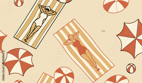 seamless pattern with sea shells