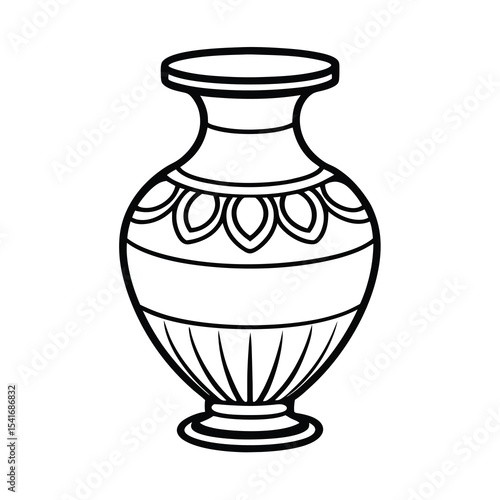 elegant vase decorative pottery home décor art