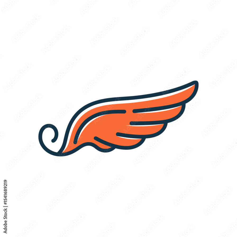 Obraz premium Wing Logo