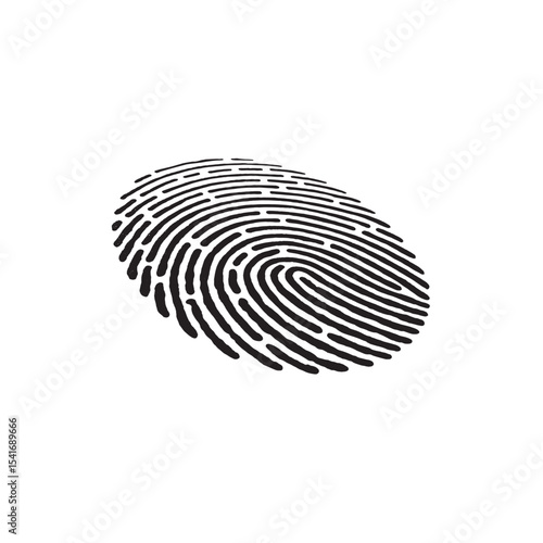  "Digital Identity: The Power of a Fingerprint"vector