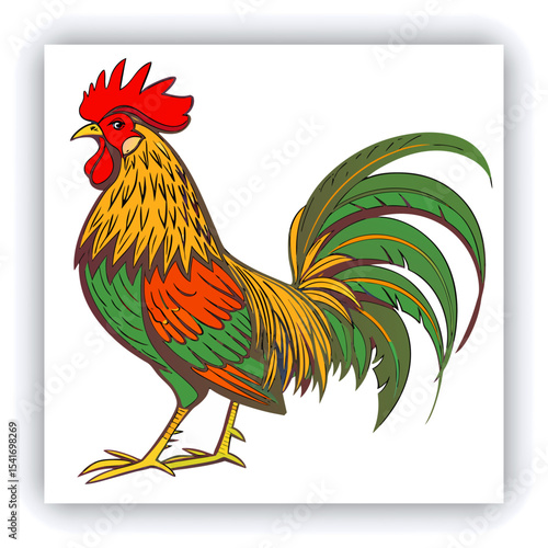 A mature, gray and white turkey hen is centered in a nest of straw. She is brooding over three eggs, with two small, light yellow chicks visible near the eggs. The turkey is positioned in a slightly c