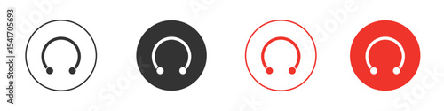 Piercing icon Logos. Flat Vector Icon Design Template