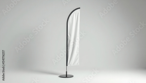 Wallpaper Mural Flag banner mockup. Blank feather flag mockup with minimal background Torontodigital.ca