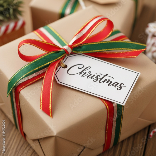 Christmas Gift Box with Fes...