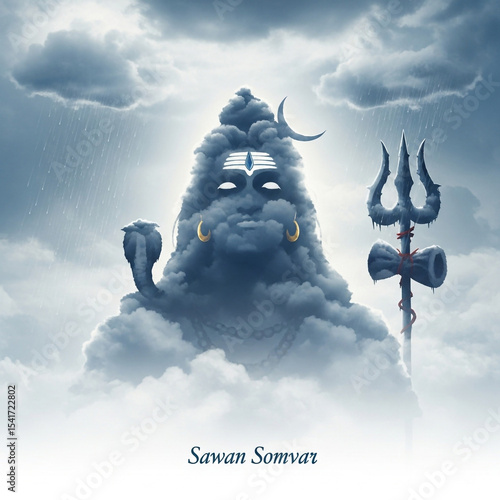 Lord Shiva Cloud Form Sawan...