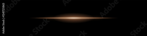 Elegant soft golden horizontal beam glowing on a dark background. A subtle flare evoking sunrise energy, cinematic transitions, or the first blink of futuristic awakening.