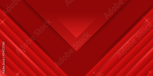 Red simple design backround. Minialist design background red with lane dark red. eps 10