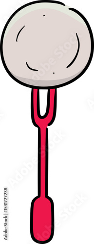 Illustration of meat ball
