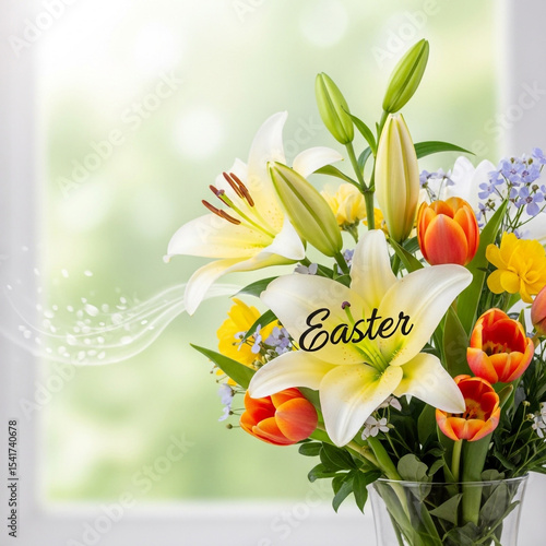 Easter Lilies and Tulips Sp...