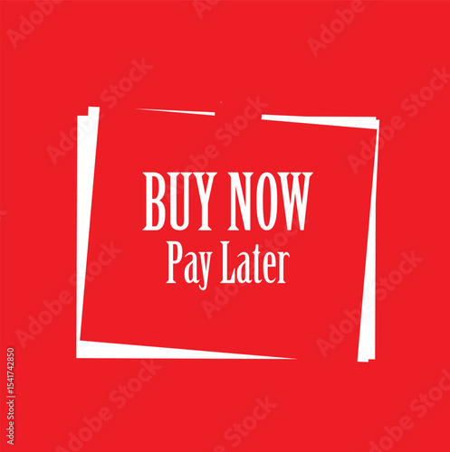 Grunge Buy Now Pay Later Label