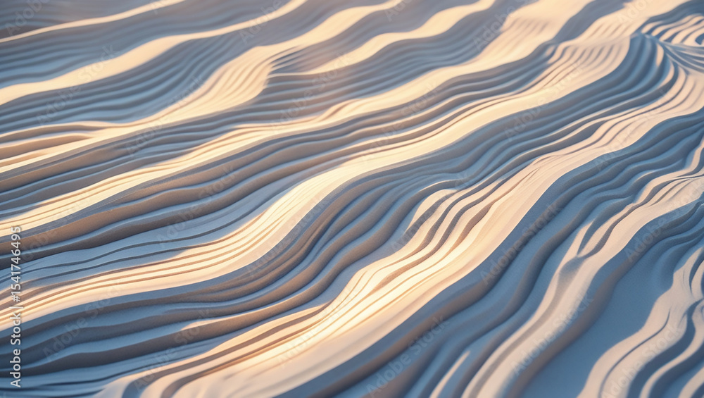 Obraz premium Get lost in the mesmerizing waves of sand, a captivating desert dreamscape