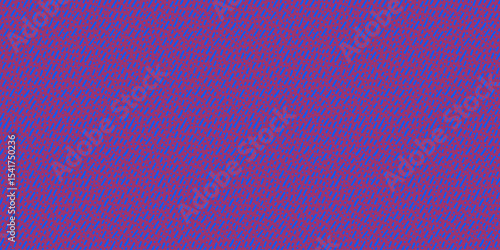 Horizontal Seamless pattern with blue hand-drawn dashes and dots on a purple ...