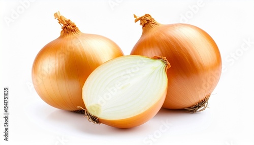 Wallpaper Mural onions on a white background Torontodigital.ca