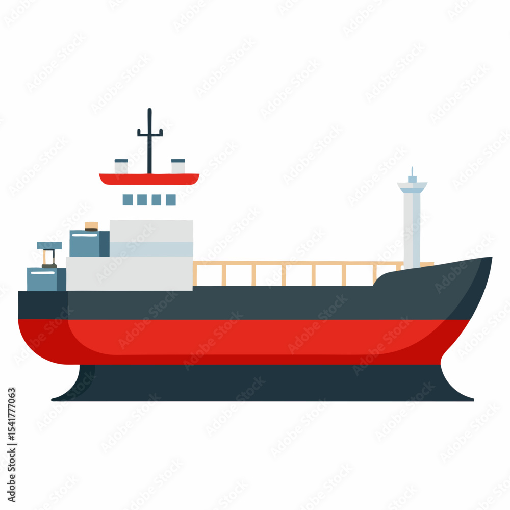 Obraz premium ship in the sea