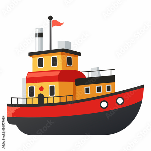 illustration of a ship