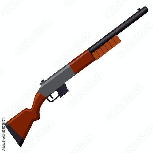 assault rifle vector
