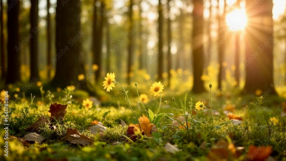 Obraz premium autumn in the forest