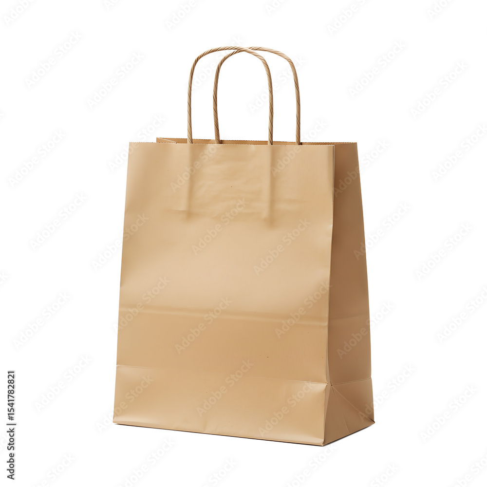 Paper Shopping Bag isolated on transparent background Paper Shopping Bag isolated on transparent background