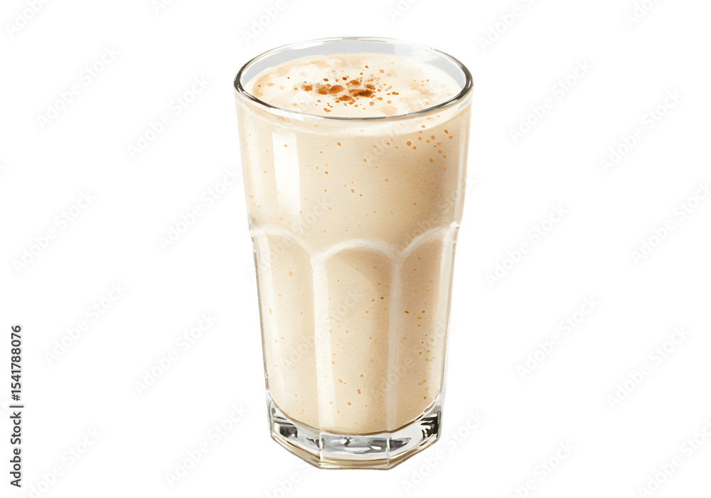 Creamy Vanilla Milkshake with Cinnamon Topping - Refreshing Beverage Illustration clipart watercolor png, isolated on transparent background Creamy Vanilla Milkshake with Cinnamon Topping - Refreshing Beverage Illustration clipart watercolor png, isolated on transparent background