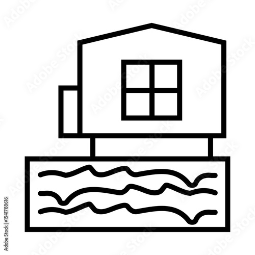 Exclusive Resort Access Icon Design