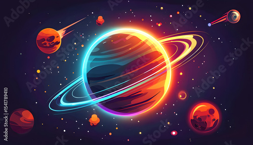 planet earth and space