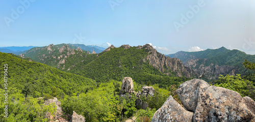 Wallpaper Mural Majestic Mountain View in Seoraksan National Park Torontodigital.ca