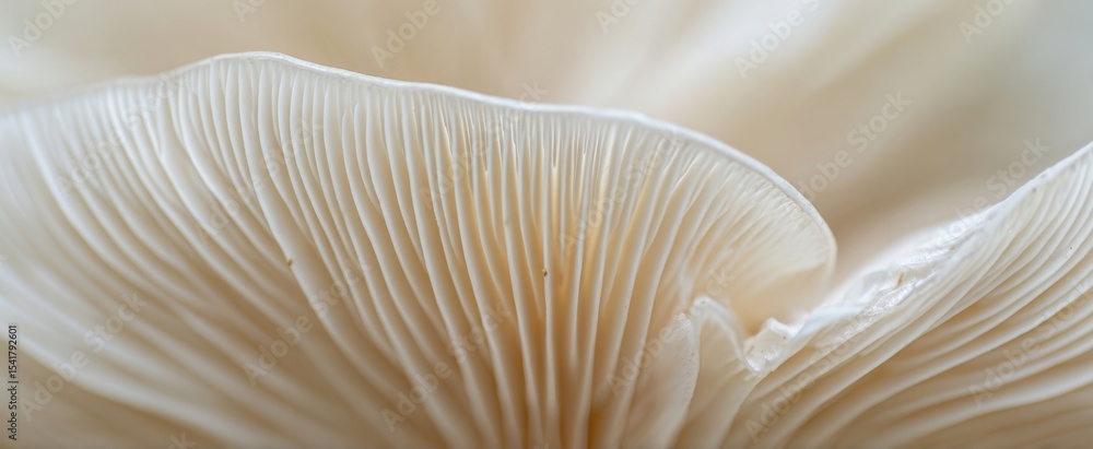 The delicate gills of a fresh mushroom in stunning detail. The delicate gills of a fresh mushroom in stunning detail.