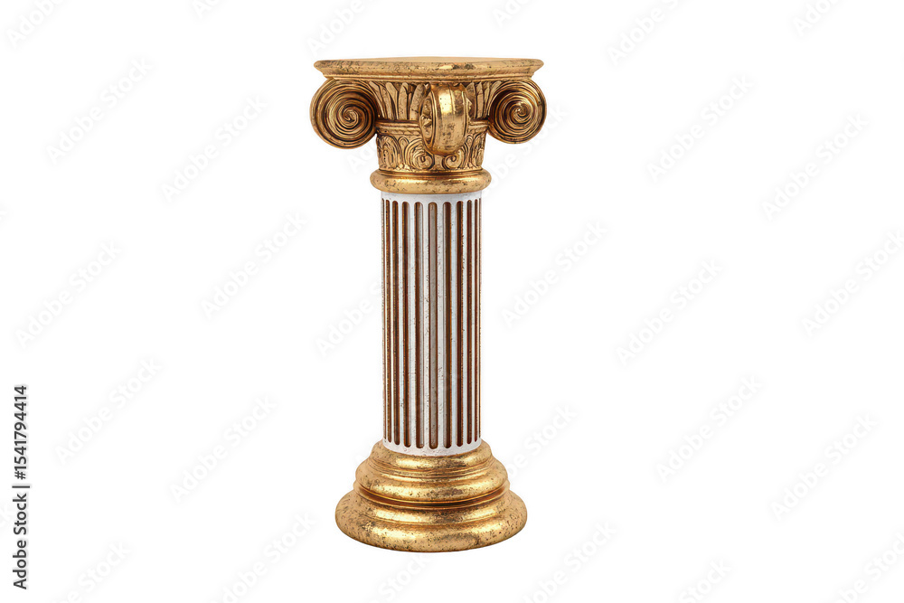 Ornate Gold Column Decor Ornate Gold Column Decor