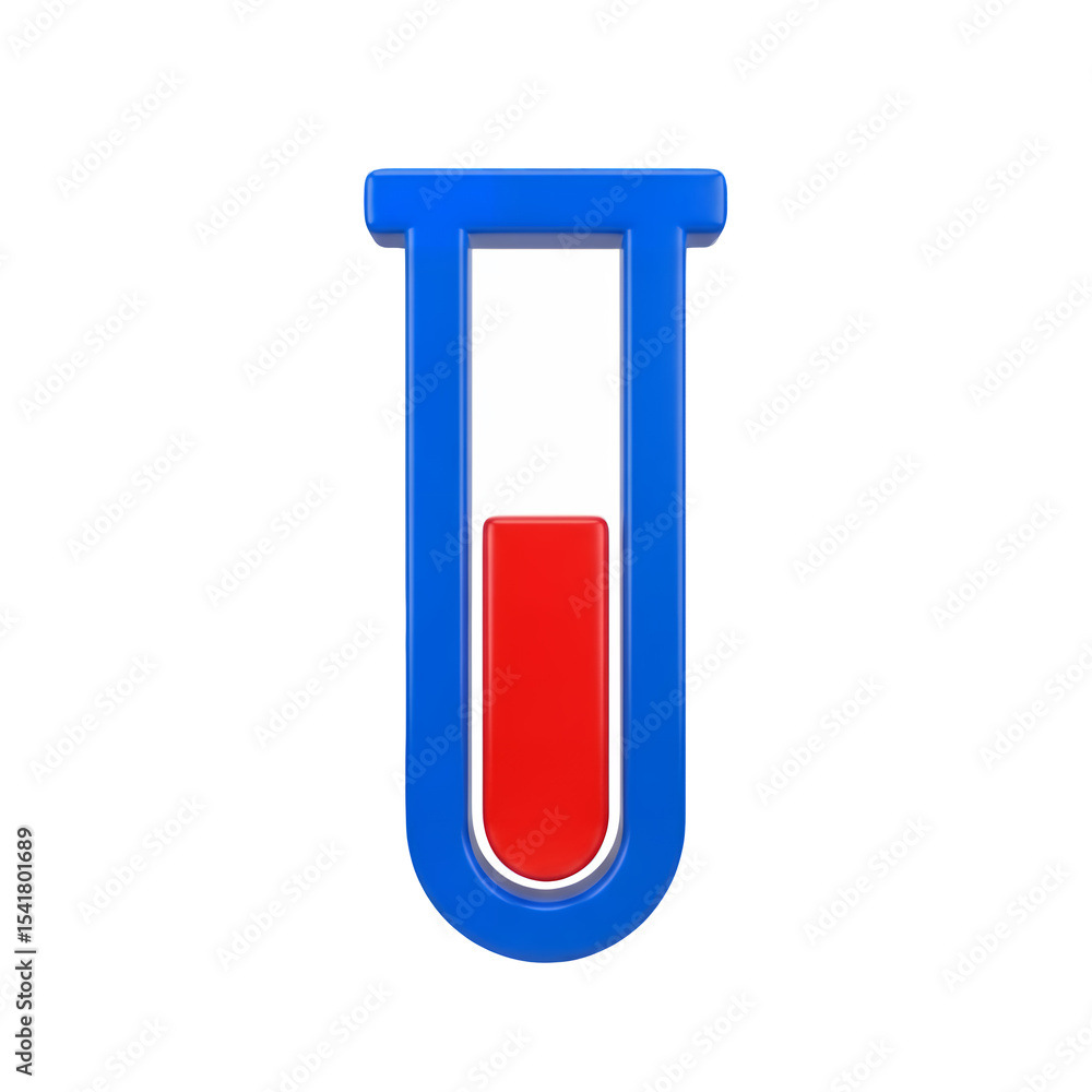 3D Render of a Blue Test Tube with Red Liquid on Transparent Background for Medical and Scientific Illustrations, Research and Development, and Laboratory Visualizations 3D Render of a Blue Test Tube with Red Liquid on Transparent Background for Medical and Scientific Illustrations, Research and Development, and Laboratory Visualizations