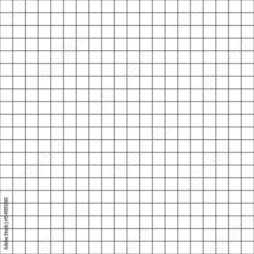 vector squared grid paper seamless pattern on transparent background.

