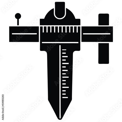 vector illustration of a gun