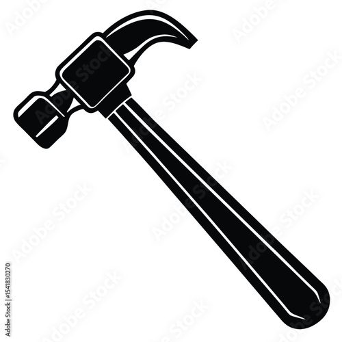 hammer on white