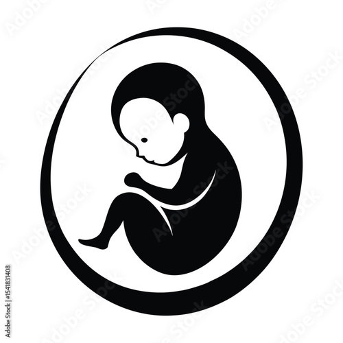Pregnancy and Fetal Development Vector Icon