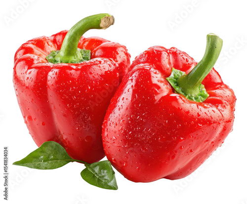 Wallpaper Mural Red Bell Peppers Closeup Torontodigital.ca