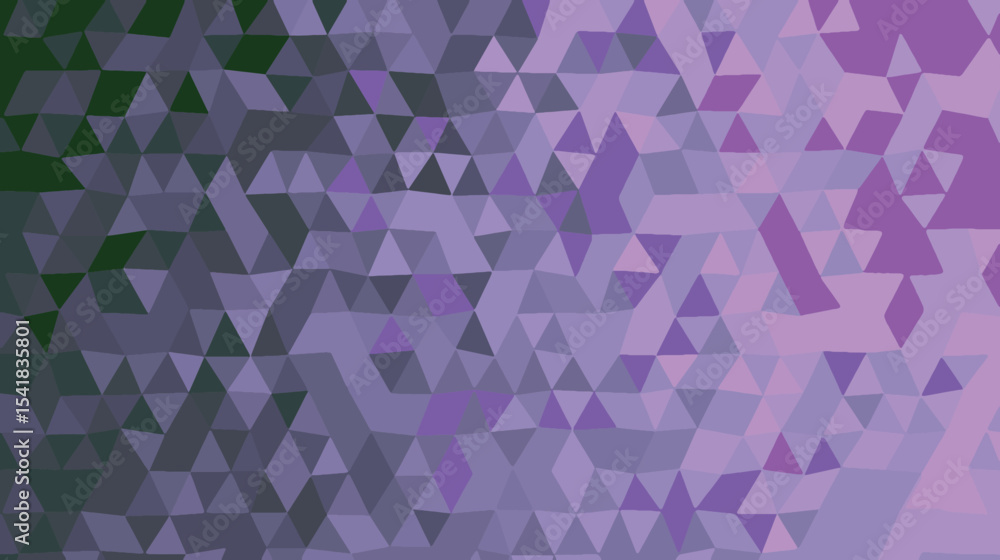 Fototapeta premium Abstract Purple and Green Triangle Pattern Background