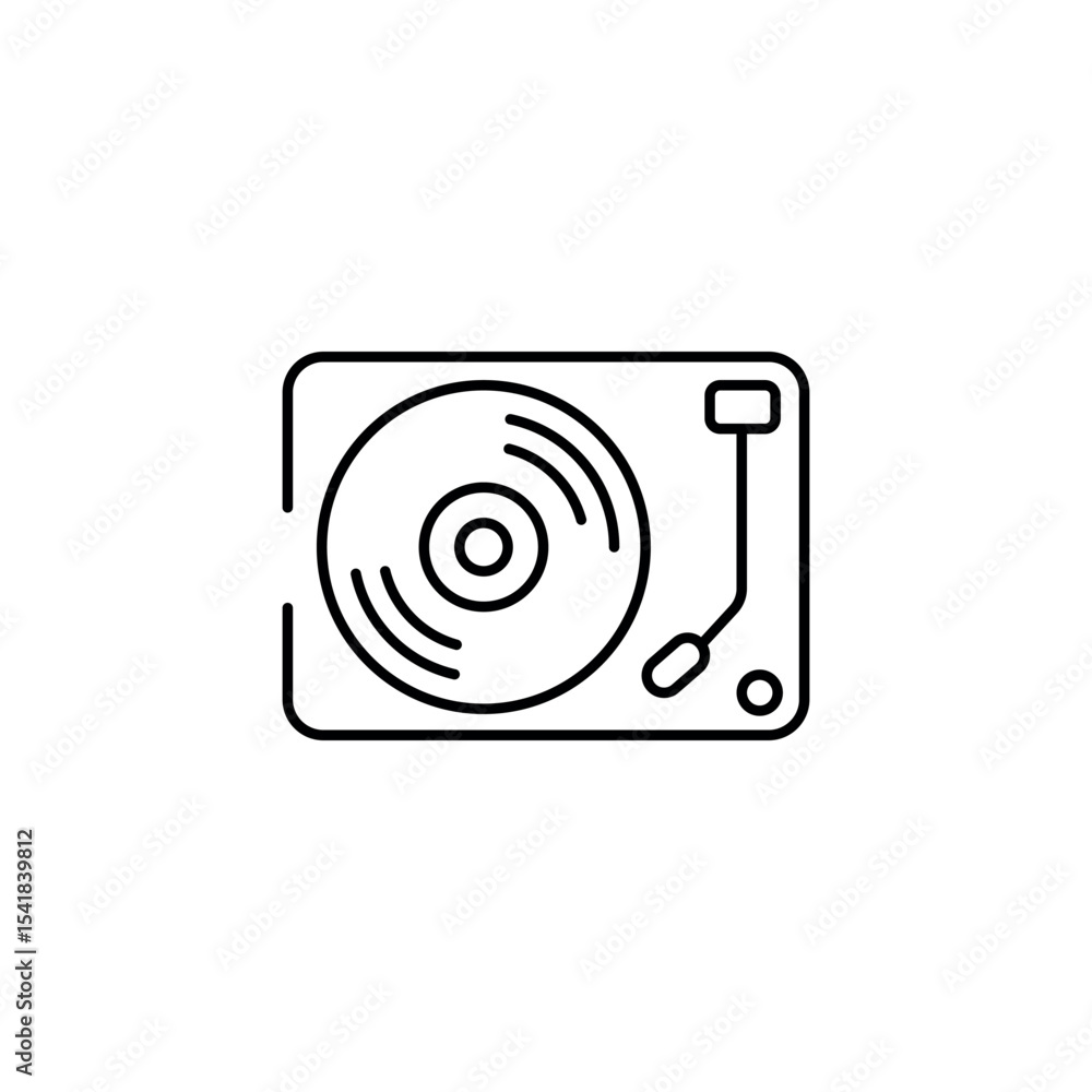 Vinyl icon design with white background stock illustration Vinyl icon design with white background stock illustration