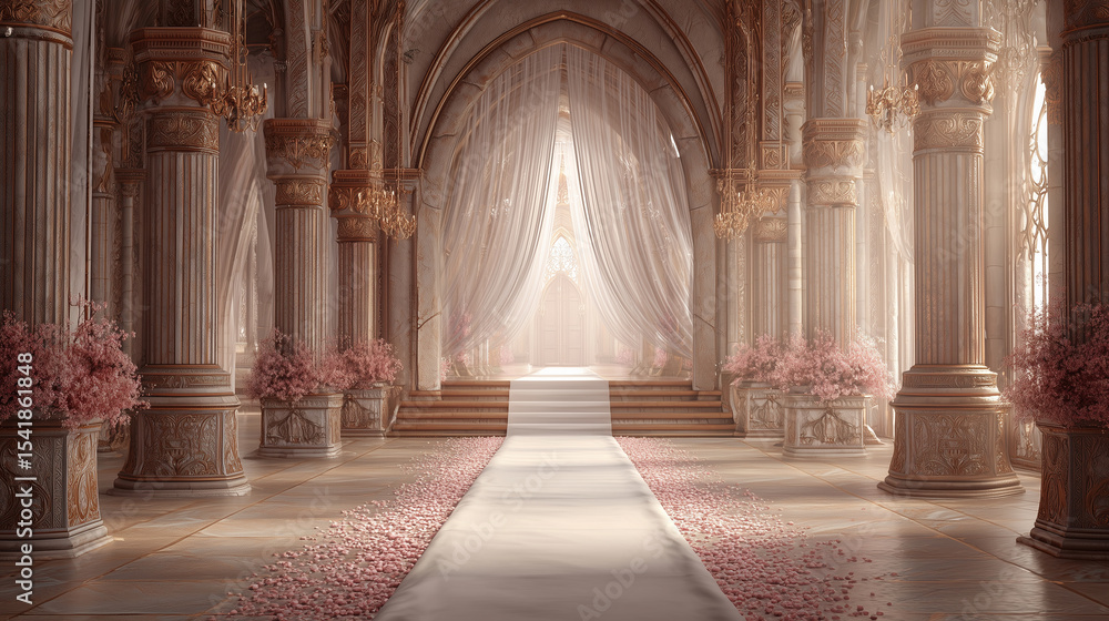 Obraz premium Beautiful Bridal Background Wallpaper