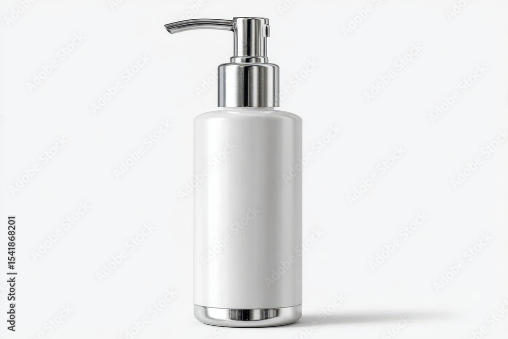Obraz premium Lotion bottle mockup banner